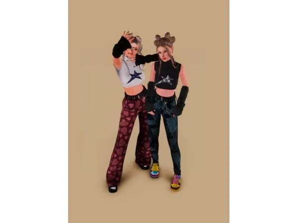 [CHAMIS] jeans with chain - The Sims 3 Custom Content