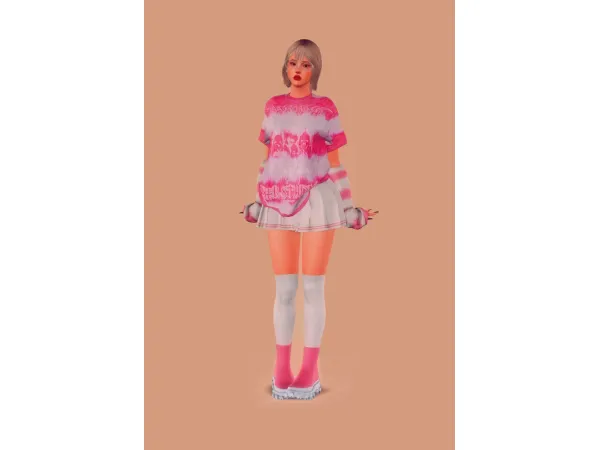 [CHAMIS]Babyetears_Egirly_Outfit_4to3 - The Sims 3 Custom Content