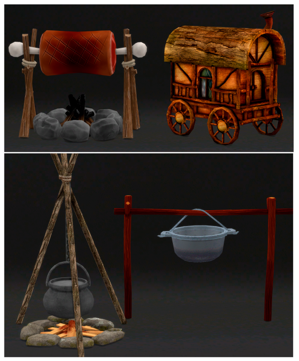 Mix Boho CLUTTER Jennisims by simsfinds - The Sims 4 Custom Content