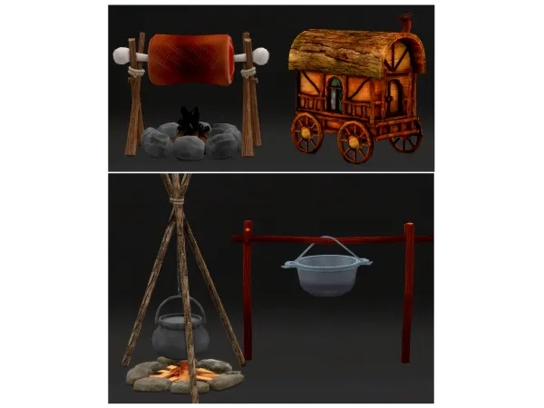 Mix Boho CLUTTER Jennisims by Jennifer - The Sims 4 Custom Content