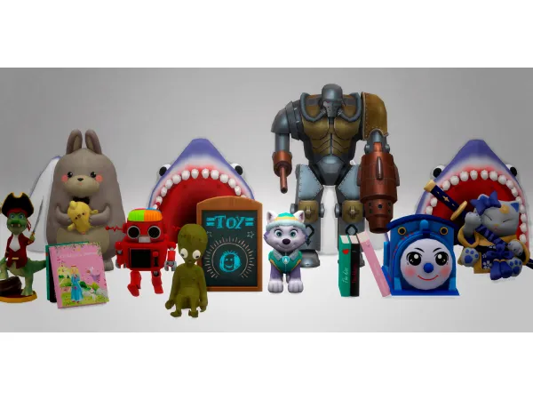 Mix House Toys CLUTTER - The Sims 4 Custom Content
