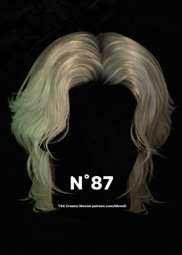Alpha [SIMS4TS4] MoooD Hair N87 VER1 by simsfinds - The Sims 4 Custom Content