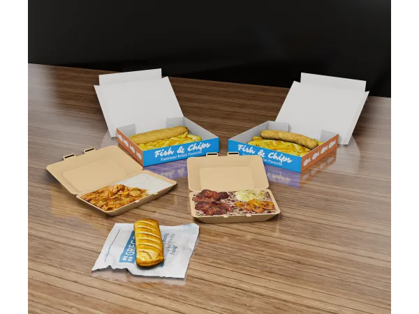 Alpha Takeout Foods - The Sims 4 Custom Content