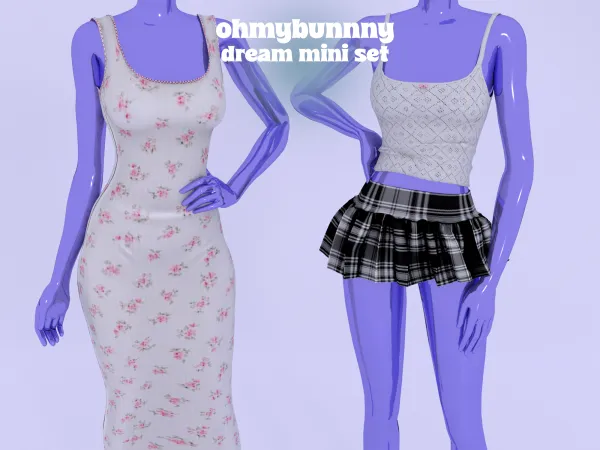 Alpha KITTEN DREAM MINI SET by ohmybunnny - The Sims 4 Custom Content
