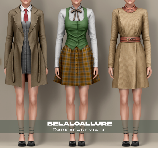 Alpha Dark academia by simsfinds - The Sims 4 Custom Content