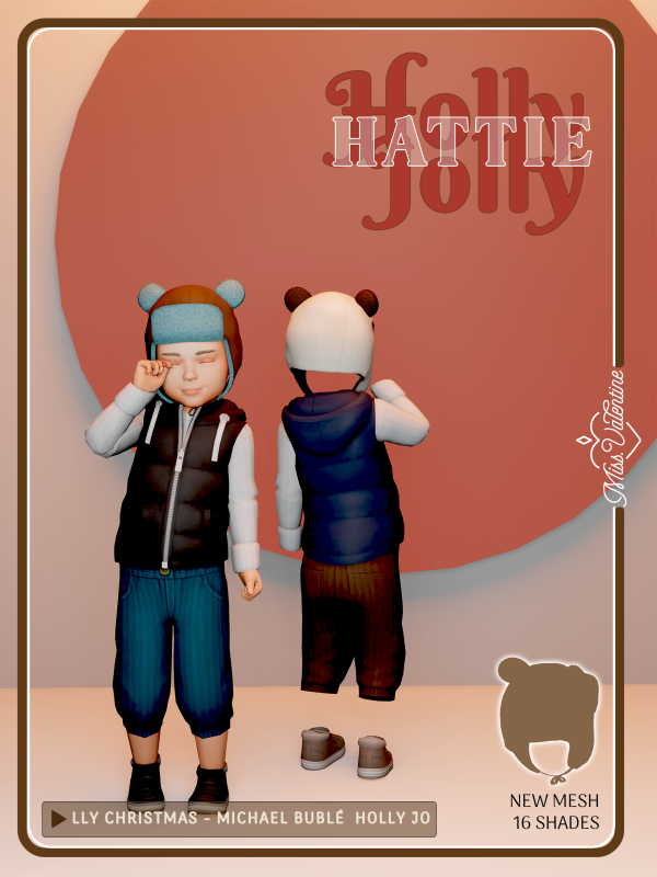 Alpha Hattie Hat by simsfinds - The Sims 4 Custom Content