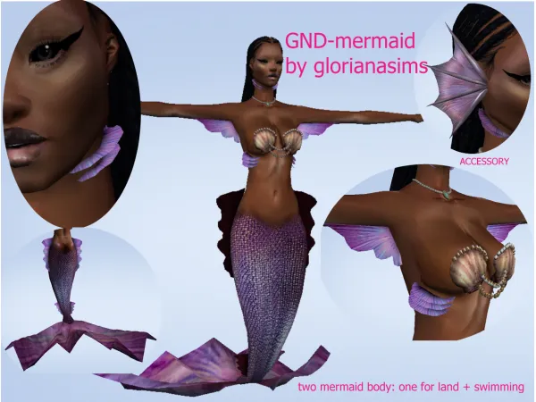 Sims2 mermaid tails pt1 - The Sims 2 Custom Content