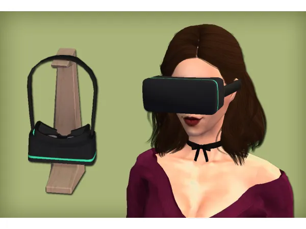 Functional VR Headset for - The Sims 2 Custom Content