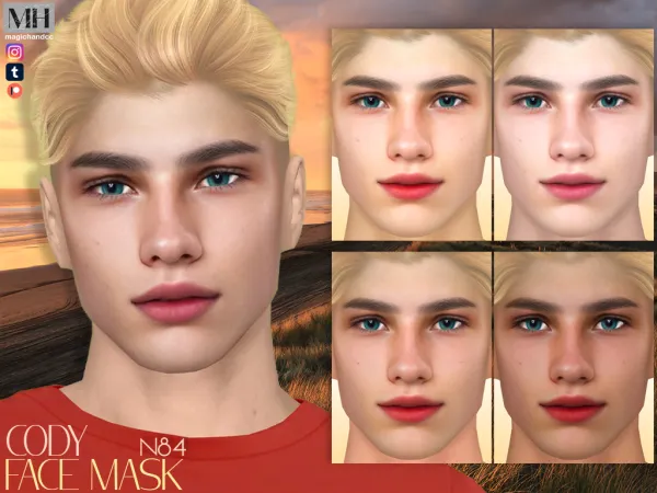 Alpha Cody Face Mask N84 by magichandcc - The Sims 4 Custom Content