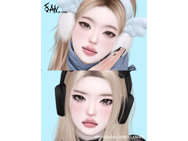 【333】Winter-Day-3Deyelashes by san33
