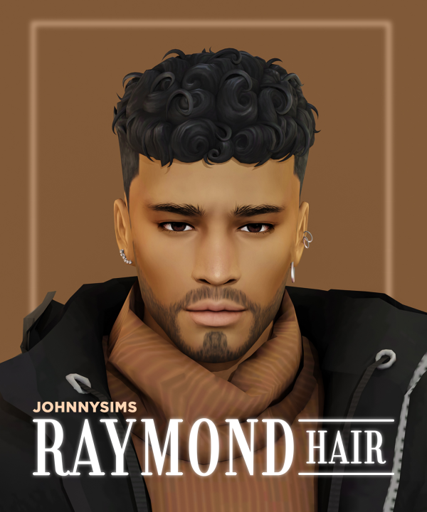 Maxis Match Raymond Hair by simsfinds - The Sims 4 Custom Content