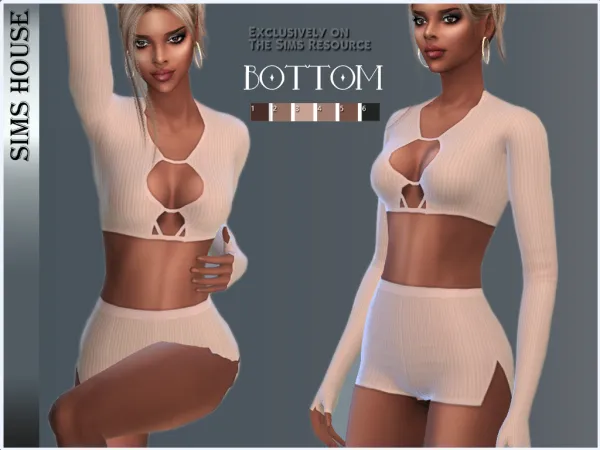 Alpha WOMEN'S FITNESS SUIT TO - The Sims 4 Custom Content