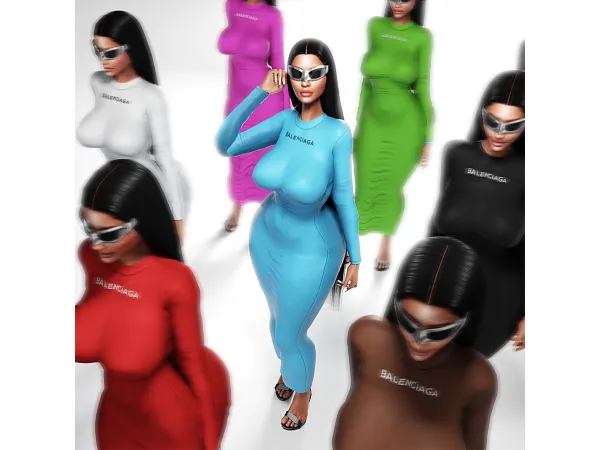 Mix LORNA SET - The Sims 4 Custom Content