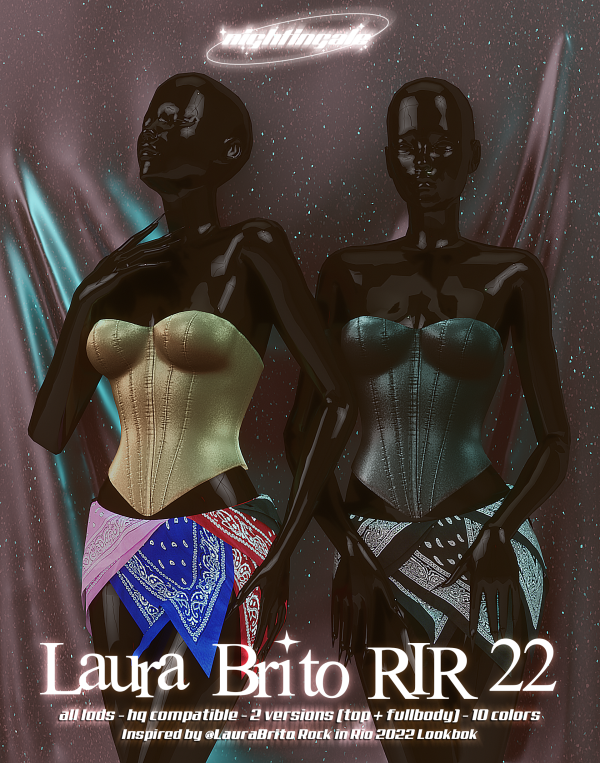 Alpha Laura Brito inspired lookbook for RIR22 by simsfinds - The Sims 4 Custom Content