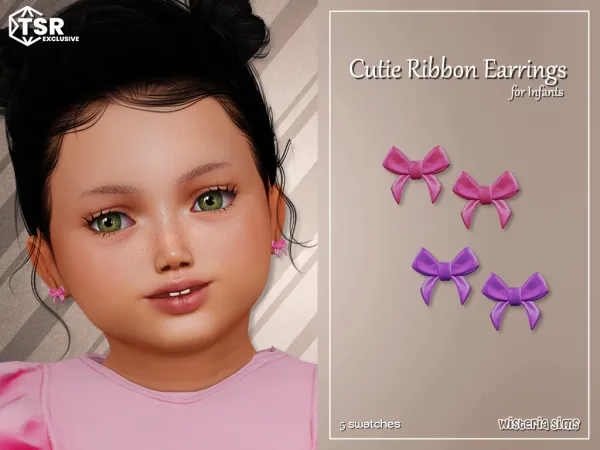 Alpha Cute accessories for your Baby Girls - The Sims 4 Custom Content