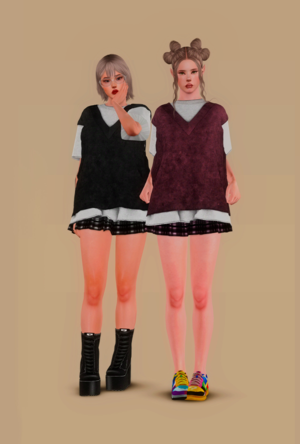 [CHAMIS] Cute Outfit by simsfinds - The Sims 3 Custom Content