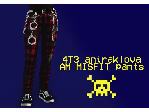 4t3 aniraklova misfit bottoms for dudes - The Sims 3 Custom Content