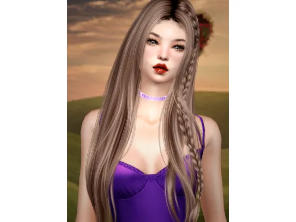 Maxis Match Necklace Choker 12 swatches Jennisims by Jennifer - The Sims 4 Custom Content