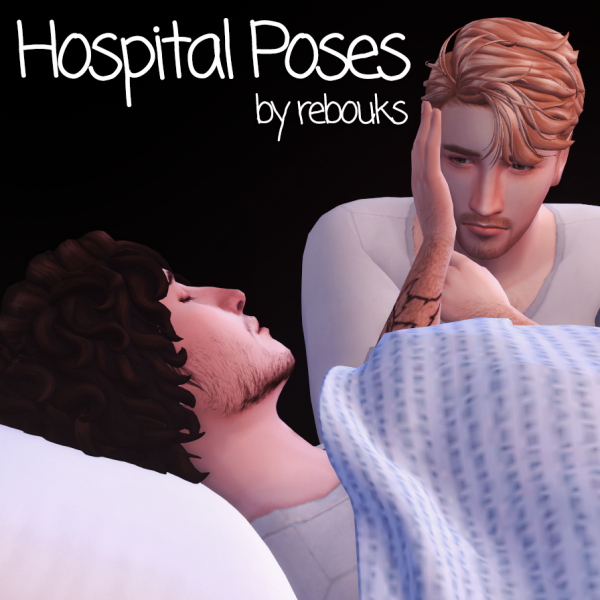 Mix Hospital Poses by simsfinds - The Sims 4 Custom Content