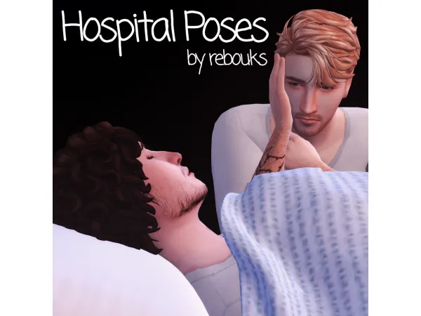 Mix Hospital Poses by rebouks - The Sims 4 Custom Content