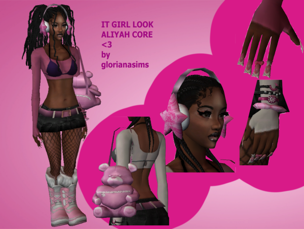 SIMS2 IT GIRL ALIYAH CORE by simsfinds - The Sims 2 Custom Content