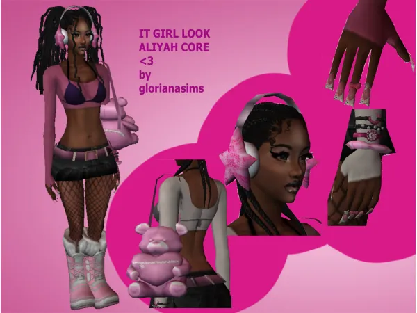 SIMS2 IT GIRL ALIYAH CORE 3 - The Sims 2 Custom Content