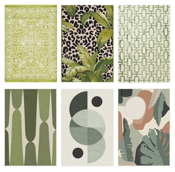 Alpha Green Rug Collection by simsfinds - The Sims 4 Custom Content