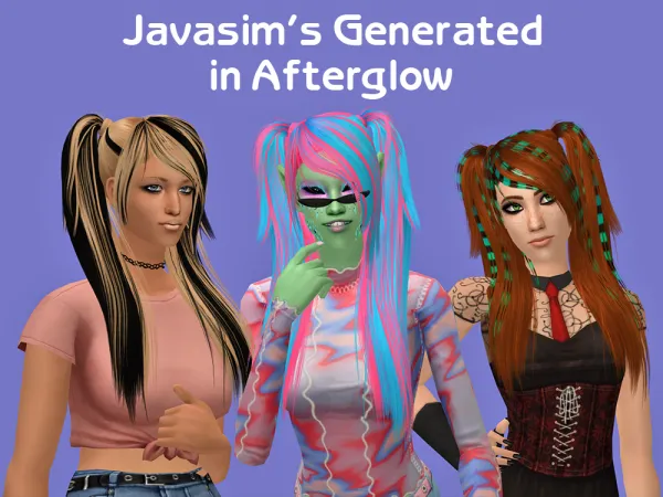 Javasims Generated in Afterglow - The Sims 2 Custom Content