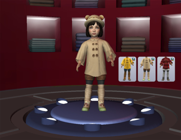 HoodedSweaterPU by simsfinds - The Sims 2 Custom Content