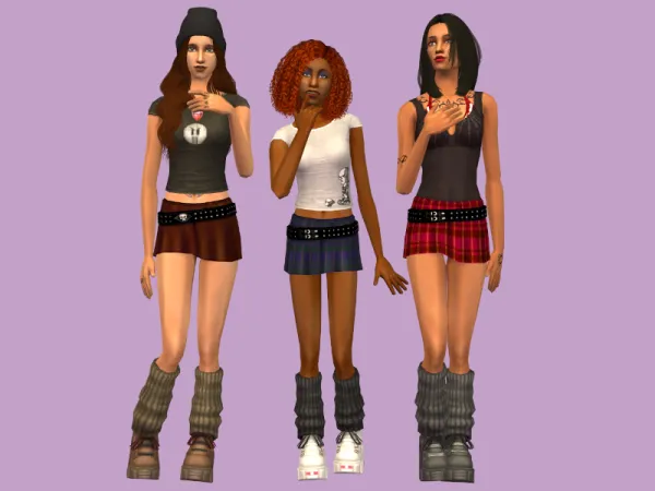 btmurbpriskirt_MadlenBonnieBoots - The Sims 2 Custom Content