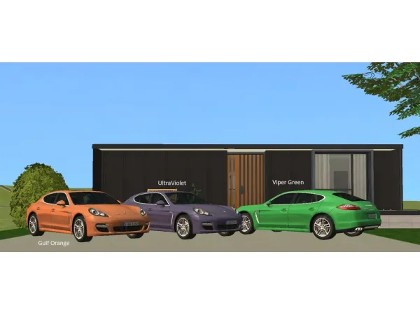 Porsche Panamera 2024 - The Sims 2 Custom Content