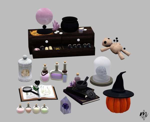 Mel bennett Witch Essentials Collection by simsfinds - The Sims 3 Custom Content
