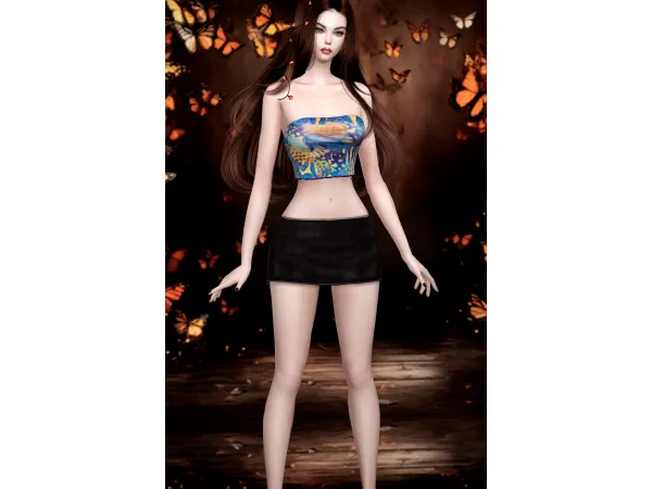 Mix Leather skirt Sexy 20 swatches Jennisims by Jennifer - The Sims 4 Custom Content