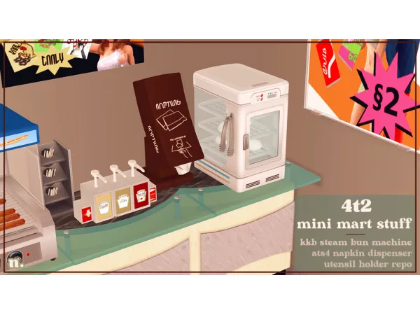 4t2 mini mart stuff - The Sims 2 Custom Content