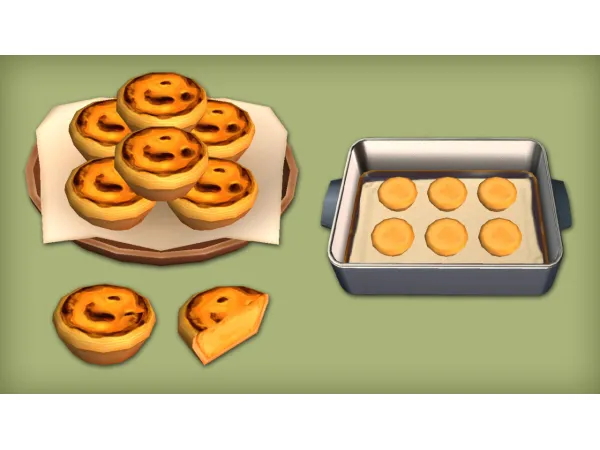 ONI Iced Lemon Tea and Pastry Egg for - The Sims 2 Custom Content