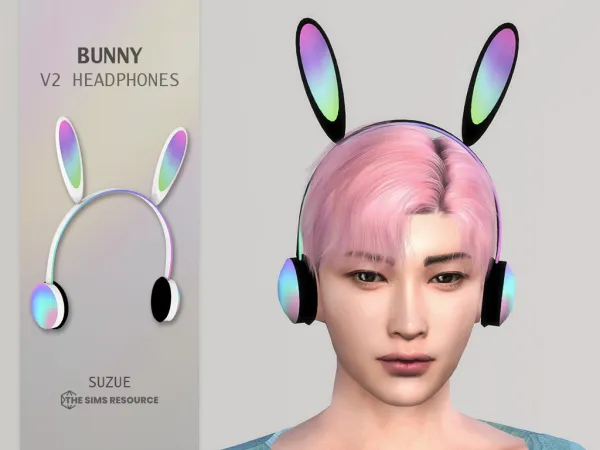 Alpha Bunny V2 Headphones - The Sims 4 Custom Content