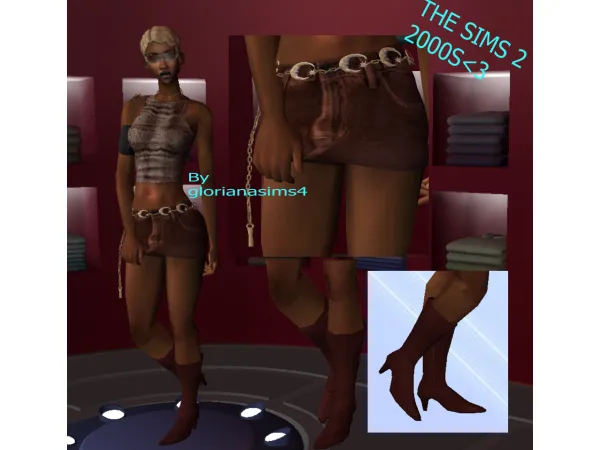 SIMS 2 2000S outfit - The Sims 2 Custom Content