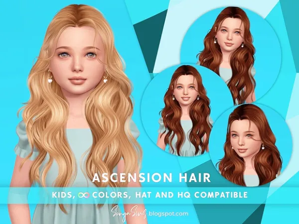 Ascension Hair for kids by sonyasims
