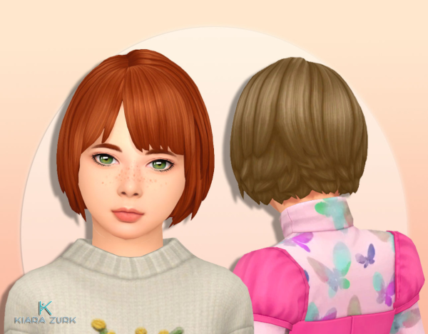 Maxis Match Paloma Hairstyle for Girls by simsfinds - The Sims 4 Custom Content