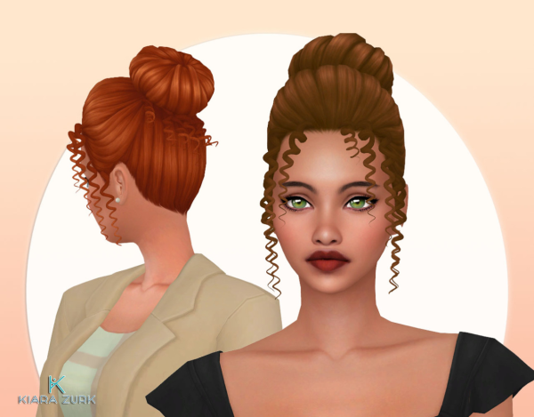 Maxis Match Lucia Curls by simsfinds - The Sims 4 Custom Content