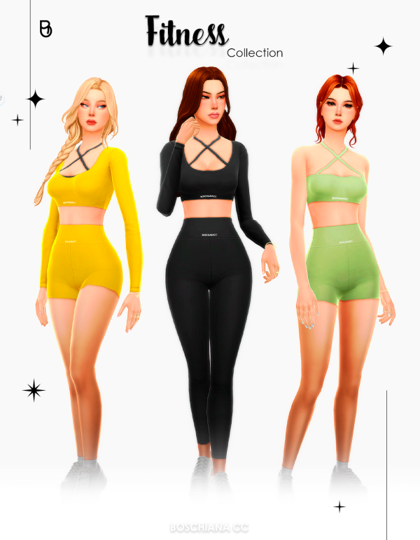 Maxis Match FITNESS COLLECTION 10136371884064E34 by simsfinds - The Sims 4 Custom Content