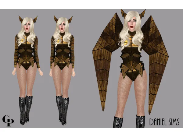 Alpha Lady Gaga in Gareth Pugh - The Sims 4 Custom Content