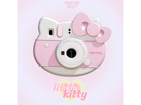 Alpha [ACC] Little Kitty polaroid by shoomejellyvely - The Sims 4 Custom Content