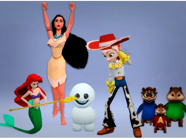 Mix Cutter 100 years Disney Jennisims by Jennifer - The Sims 4 Custom Content
