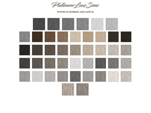 Alpha Wood Flooring Megapack by Platinumluxesims - The Sims 4 Custom Content