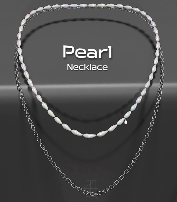 Alpha [Rosie]Pearl Necklace by simsfinds - The Sims 4 Custom Content