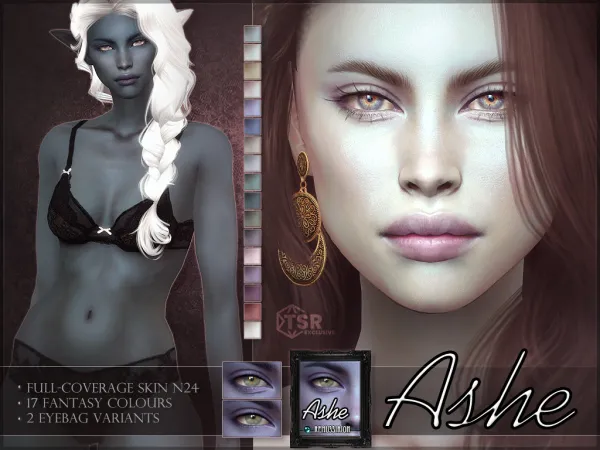 Ashe - Female Skin 24 - Fantasy colours