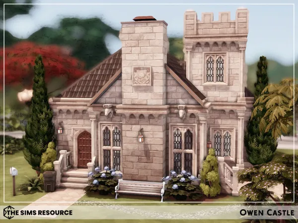 Maxis Match Owen Castle - The Sims 4 Custom Content