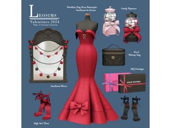 Mix Valentines Day 2024 - The Sims 4 Custom Content
