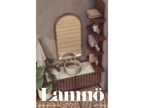 [N O S T Y L E X W O O D L A N D] Låmnö Shelf